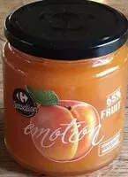 Mängden socker i Émotion - Confiture extra d'abricots allégée en sucres