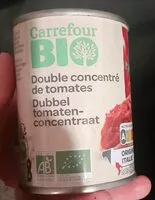 Mängden socker i Double concentré de tomates