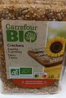 Mängden socker i Crackers Espelta 3 semillas