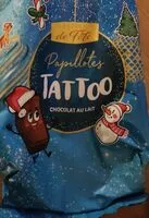 Mängden socker i Papillotes Tattoo Chocolat au lait