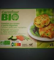 Mängden socker i Galettes aux céréales et petits légumes bio