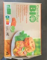 Mängden socker i Galettes aux céréales et légumes carottes et poireaux