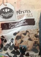 Mängden socker i Pépites de chocolat