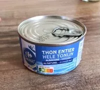 Mängden socker i Thon entier