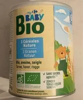 Mängden socker i My baby bio - 3 céréales nature