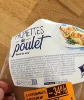 Mängden socker i Paupiette de poulet