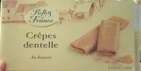 Mängden socker i Crêpes dentelle