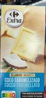 Mängden socker i Chocolate blanco con coco rallado caramelizado