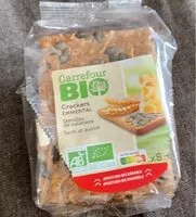 Mängden socker i Crackers emmental y pipas de calabaza bio