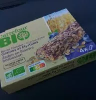 Mängden socker i Barres céréales graine et myrtilles