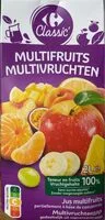 Mängden socker i Jus multifruits