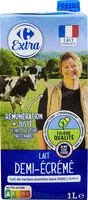 Mängden socker i lait demi-écrémé