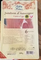Mängden socker i Jambon d'Auvergne 9 mois d'âge