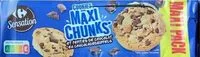 Mängden socker i Cookies Maxi Chunks