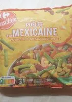 Mängden socker i Poêlée mexicaine