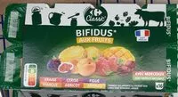 Mängden socker i Classic' BIFIDUS AUX FRUITS'
