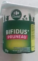 Mängden socker i Yaourt bifidus pruneau