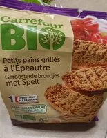 Mängden socker i Petits pains grillés à l'épeautre