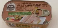 Mängden socker i Filets de thon blanc à l'huile d'olive vierge extra