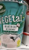 Mängden socker i Végétale au lait de coco