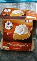 Mängden socker i Mousse liégeoise caramel