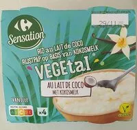 Mängden socker i Riz au lait de coco