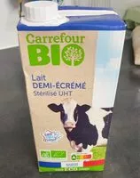 Mängden socker i Lait demi ecreme sterilise uht