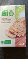 Mängden socker i Levure boulangère