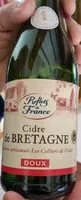 Mängden socker i Cidre de Bretagne