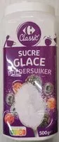 Mängden socker i Sucre Glace