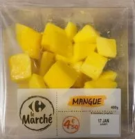 Mängden socker i Mangue