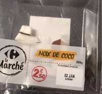 Mängden socker i Noix de coco