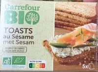 Mängden socker i Toast au sésame