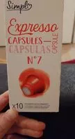 Mängden socker i Capsules café