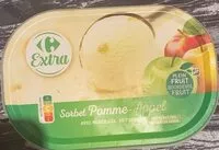 Mängden socker i Sorbet Pomme