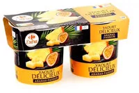 Mängden socker i Yaourt délicieux  ananas passion
