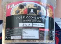 Mängden socker i Flocons d’avoines