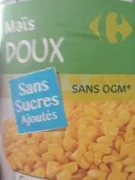 Mängden socker i Maïs doux