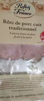 Mängden socker i Rôti de porc cuit traditionnel