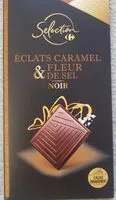 Mängden socker i Éclats caramel fleur de sel Noir
