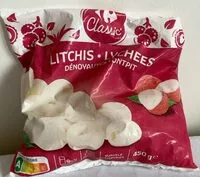 Mängden socker i litchis dénoyautés