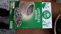 Mängden socker i Lentilles  vertes