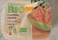 Mängden socker i Carottes râpées