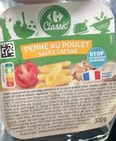 Mängden socker i Penne au poulet sauce cesar