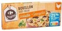 Mängden socker i Bouillon goût Volaille