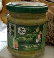 Mängden socker i Pesto basilic roquette