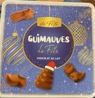 Mängden socker i Guimauves de fête chocolat au lait