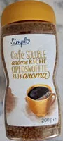 Mängden socker i Café soluble arôme riche