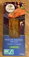 Mängden socker i Pave de saumon mi-cuit fumé a chaud Aneth