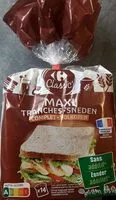 Mängden socker i Pain de mie complet tranché MAXI
